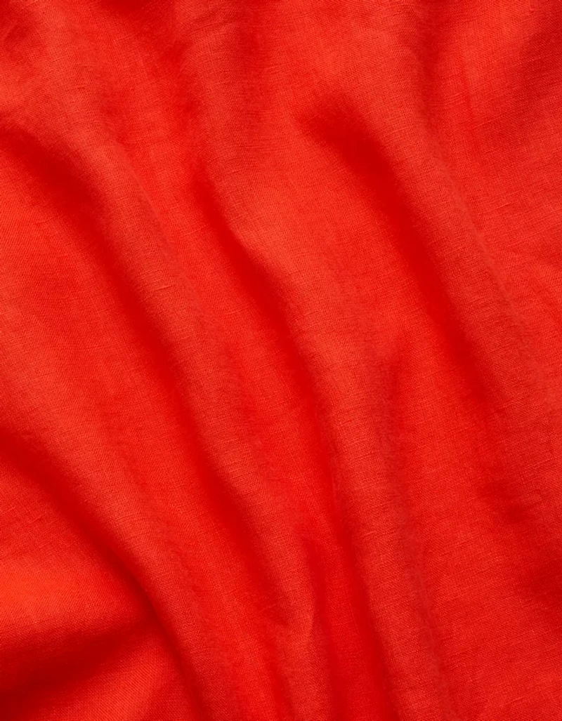 AE77 Strapless Linen Midi Dress