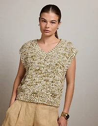 AE77 Marled V-Neck Sweater Vest