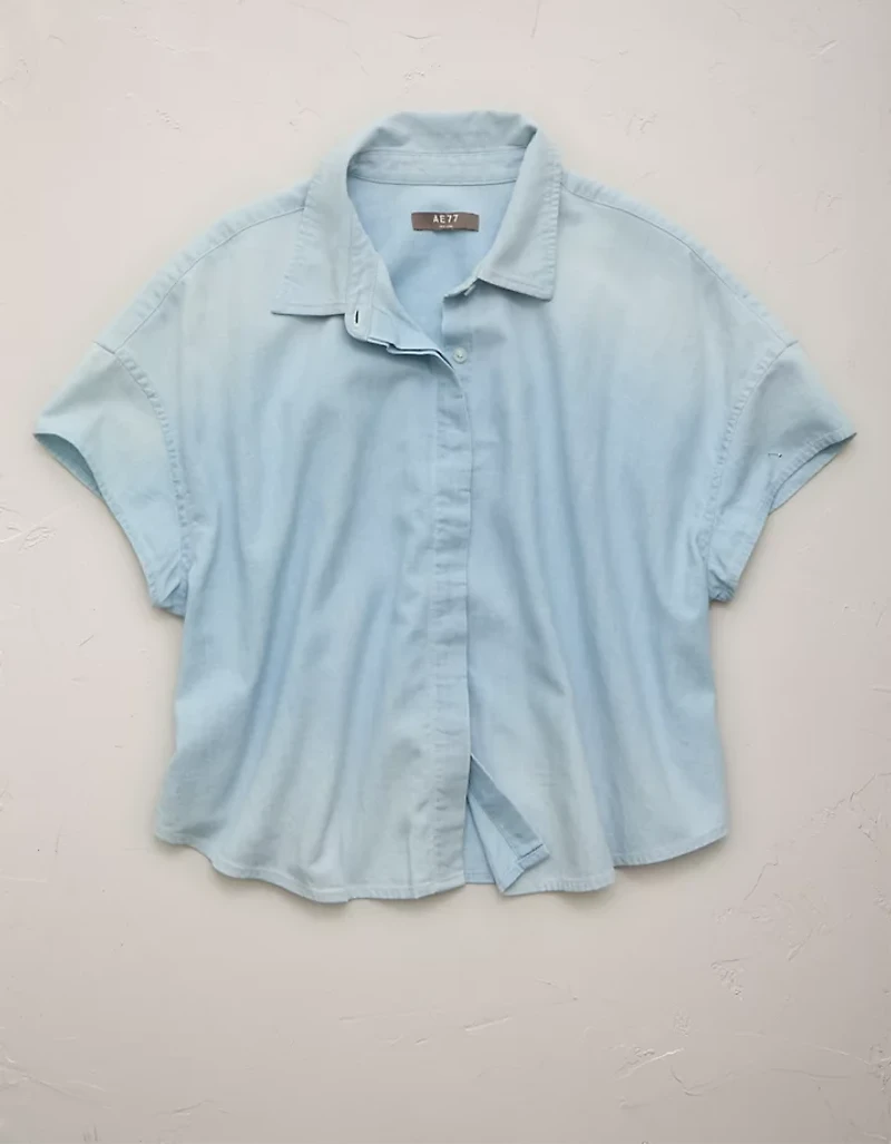 AE77 Boxy Chambray Shirt