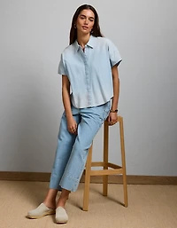 AE77 Boxy Chambray Shirt