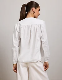 Blouse à encolure fendue AE77