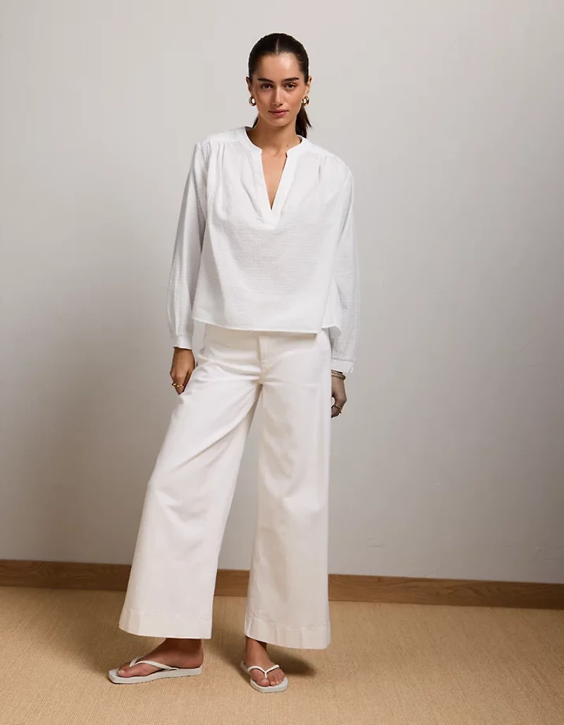 Blouse à encolure fendue AE77