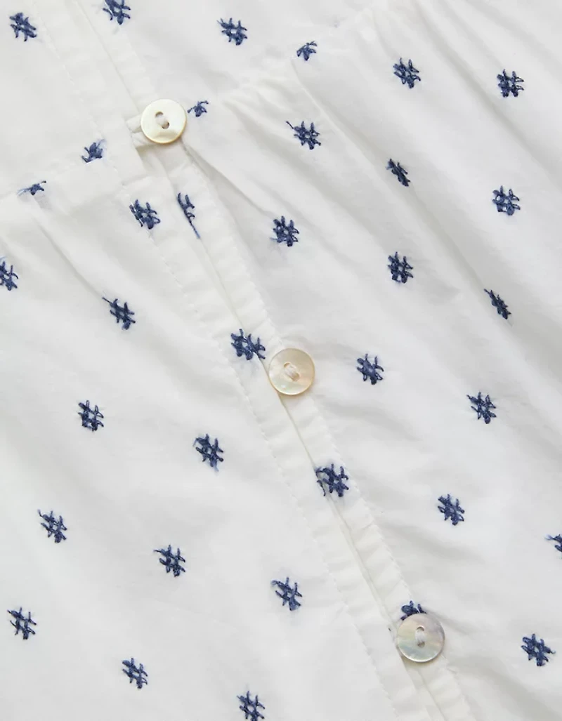 AE77 Strappy Button-Up Maxi Dress