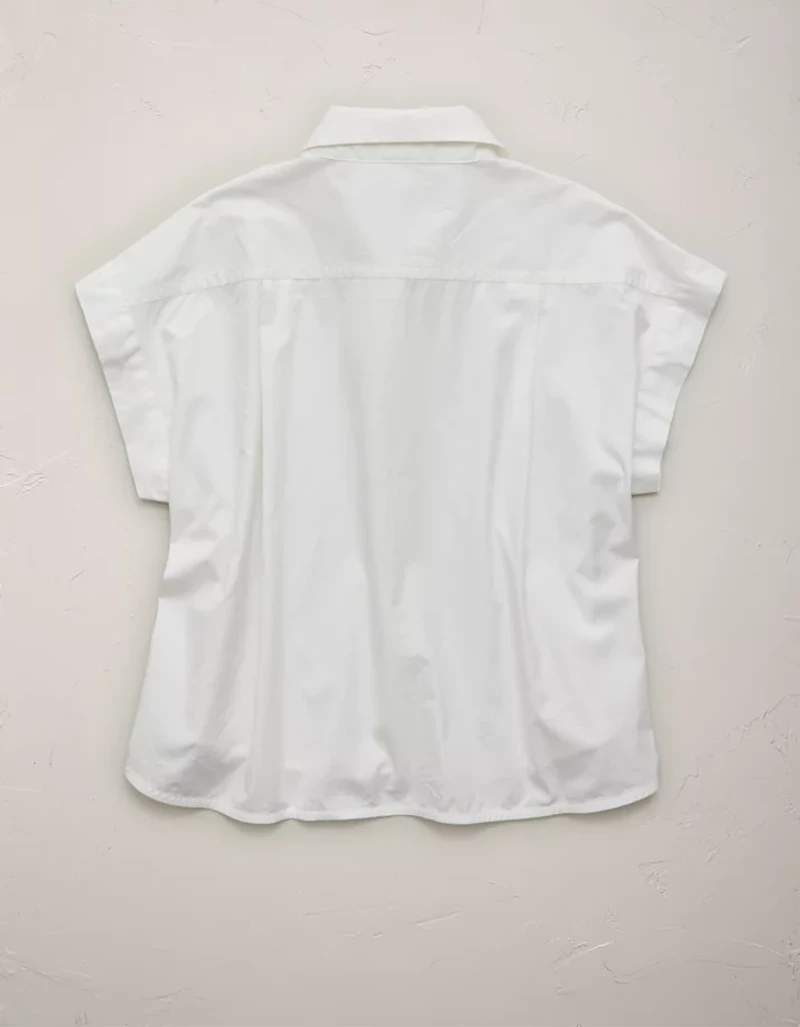 AE77 Cropped Short-Sleeve Shirt