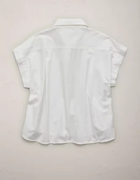 AE77 Cropped Short-Sleeve Shirt