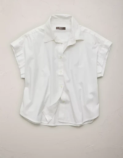 AE77 Cropped Short-Sleeve Shirt