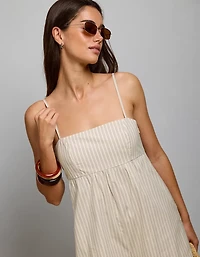 Combinaison-pantalon à jambe évasée bretelles AE77