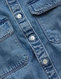 AE77 Perfect Denim Shacket