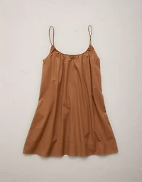 AE77 Poplin Cami Mini Dress