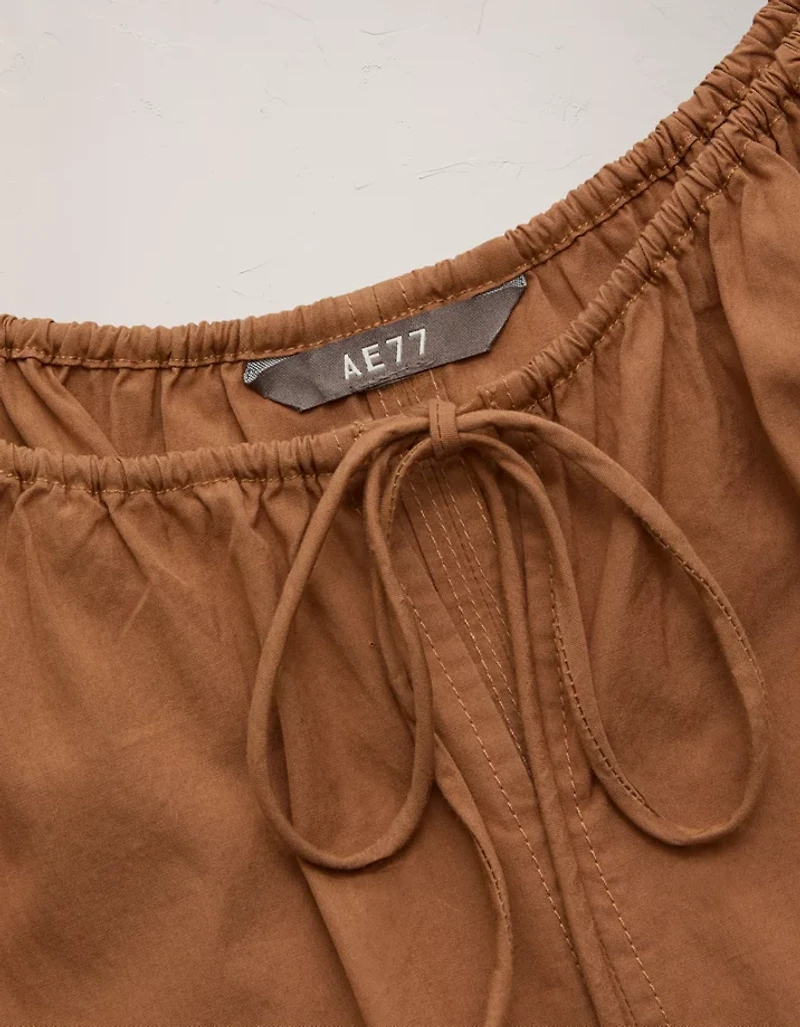 AE77 Poplin Cami Mini Dress
