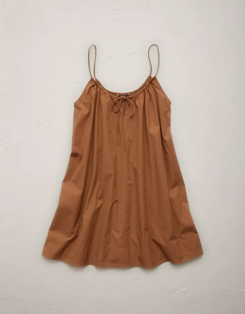 AE77 Poplin Cami Mini Dress
