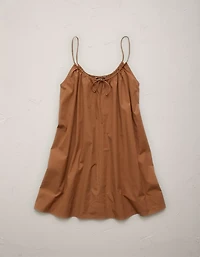 AE77 Poplin Cami Mini Dress