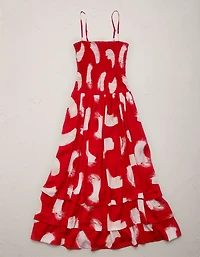 AE77 Smocked Maxi Dress