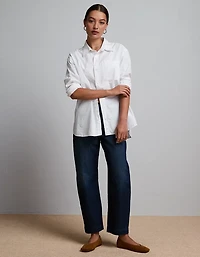 AE77 Premium Poplin Boyfriend Shirt