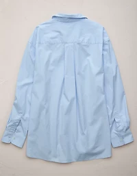 AE77 Premium Poplin Boyfriend Shirt