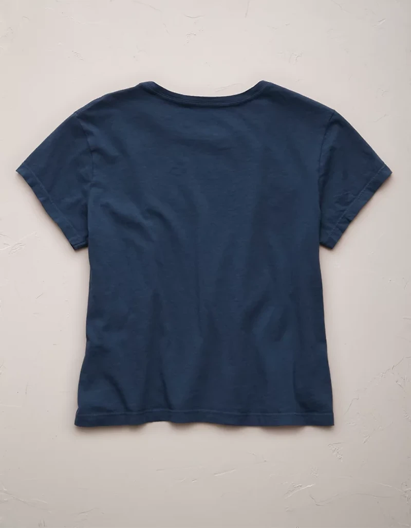 AE77 Premium Boxy Cropped Crewneck T-Shirt