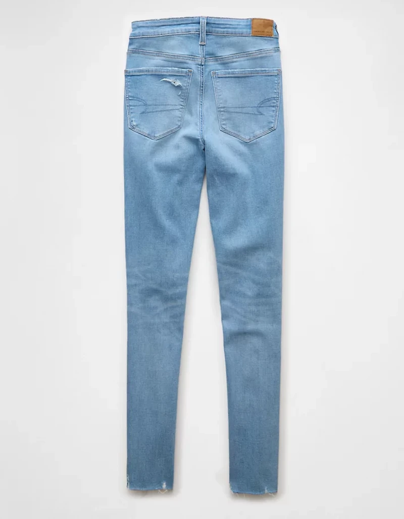 AE Next Level Super High-Waisted Ripped Jegging