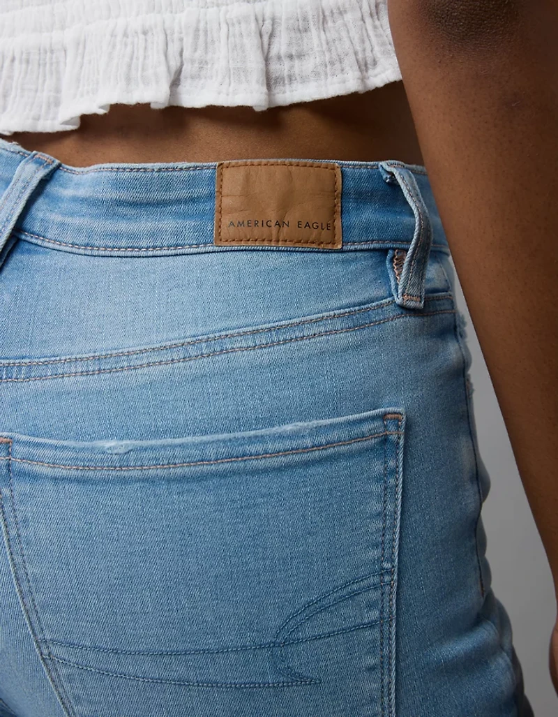 AE Next Level Super High-Waisted Ripped Jegging