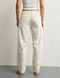 Jean à jambe tonneau extensible fierté AE