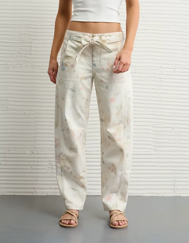 Jean à jambe tonneau extensible fierté AE