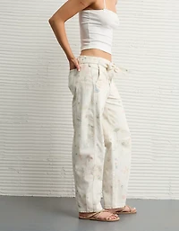 Jean à jambe tonneau extensible fierté AE