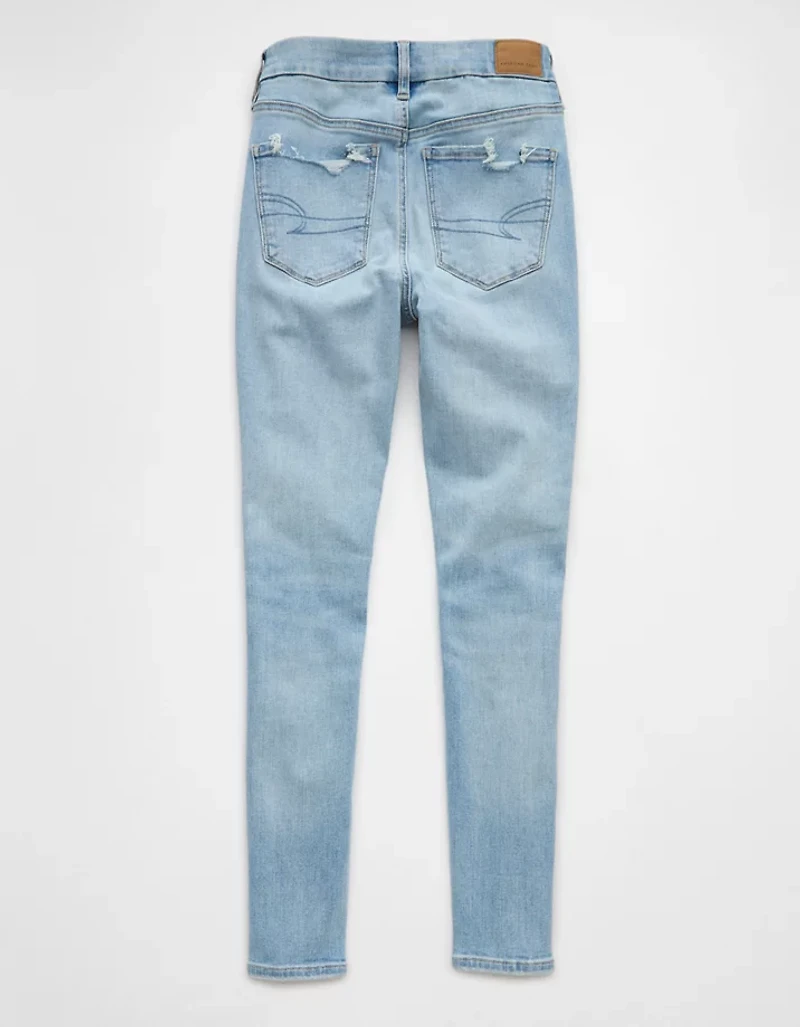 Jegging en rondeur à taille haute déchiré Next Level AE