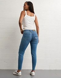 AE Next Level Curvy Ripped High-Waisted Jegging