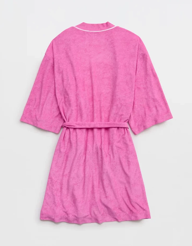 Aerie Real Hot Terry Piping Robe