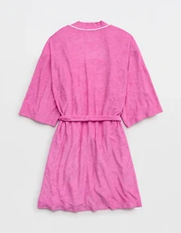 Aerie Real Hot Terry Piping Robe