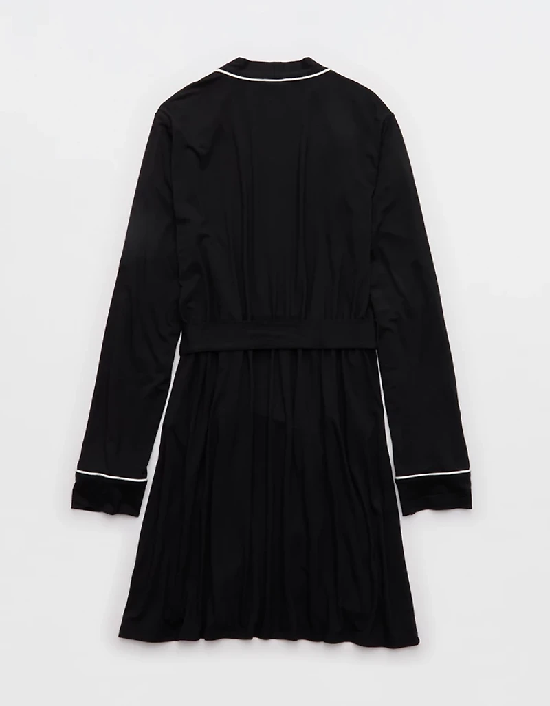 OVERSLEPT by Aerie Real Soft® Piping Robe