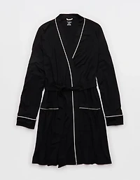 OVERSLEPT by Aerie Real Soft® Piping Robe