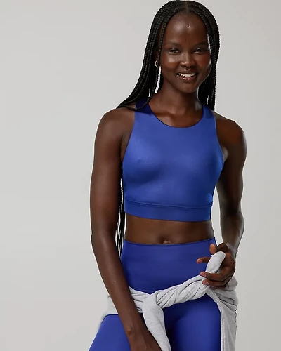 OFFLINE By Aerie Goals Gloss High Neck Sports Bra