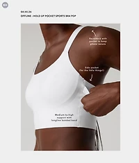 OFFLINE by Aerie Real Me XTRA Hold Up! Pocket Sports Bra