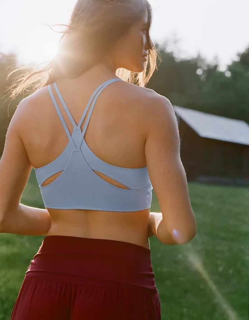 OFFLINE By Aerie Real Me Hold Up! Layered Sports Bra