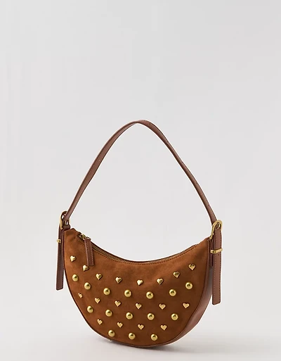 Aerie Mini Suede Sling Bag