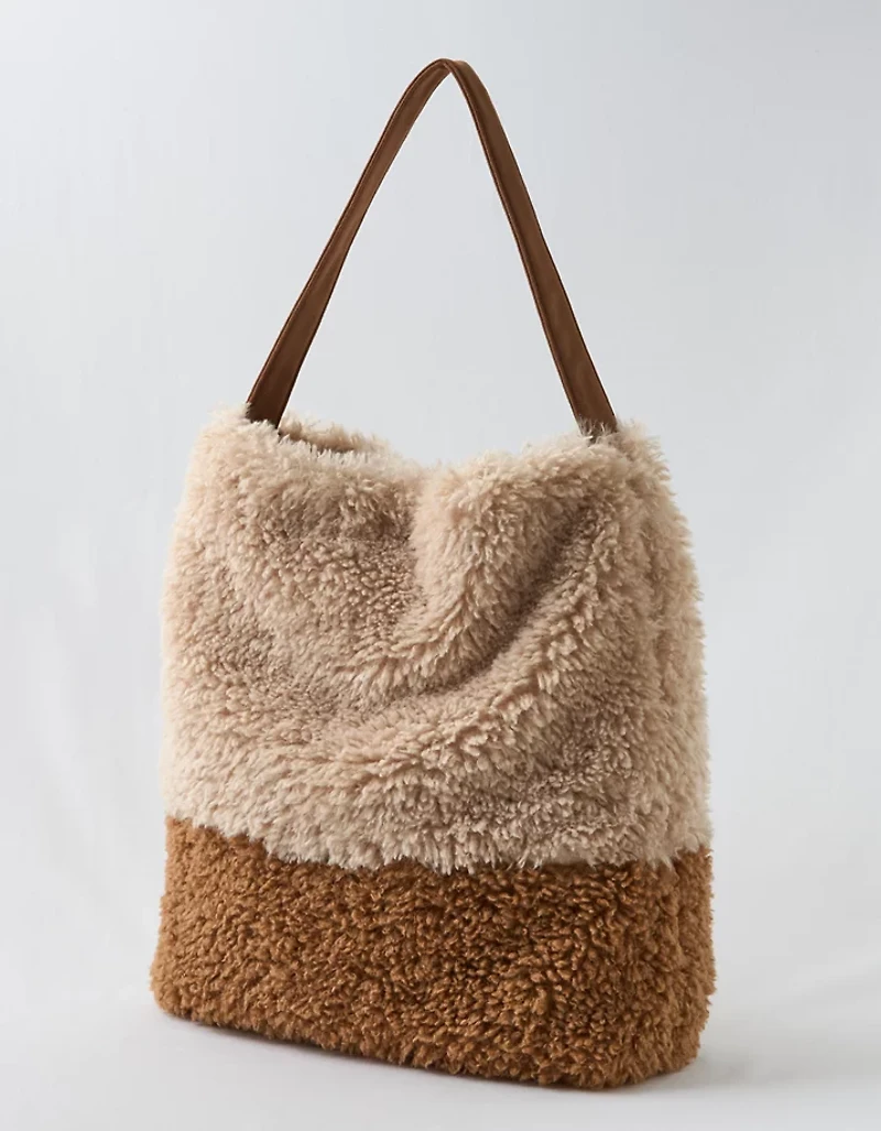 Aerie Fuzzy Fur Tote Bag