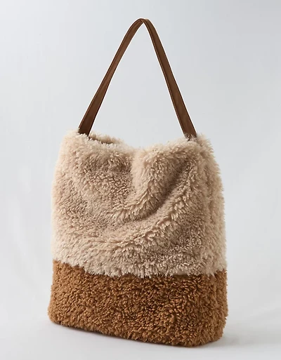 Aerie Fuzzy Fur Tote Bag