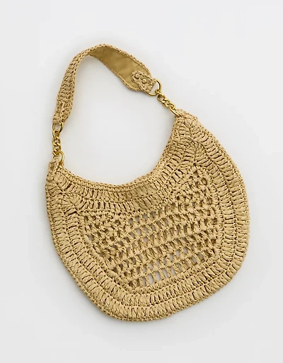 Aerie Straw Shoulder Bag