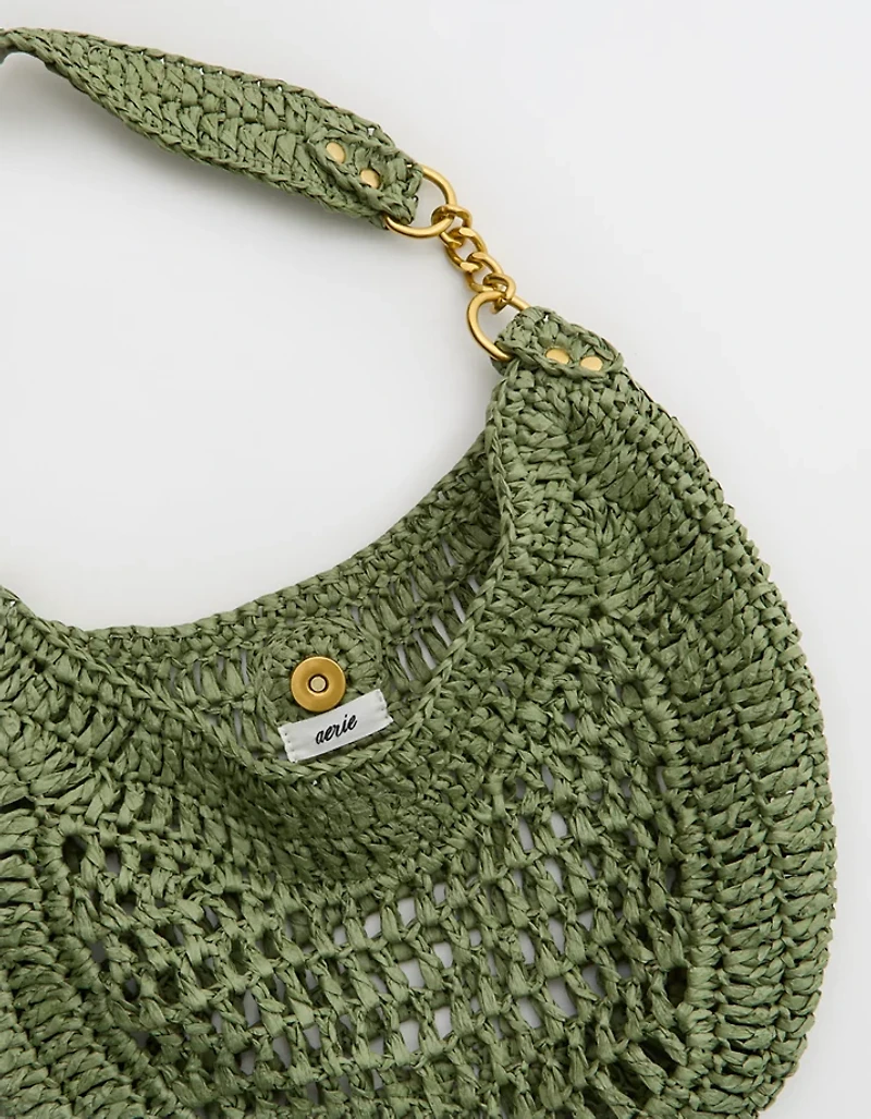 Aerie Straw Shoulder Bag