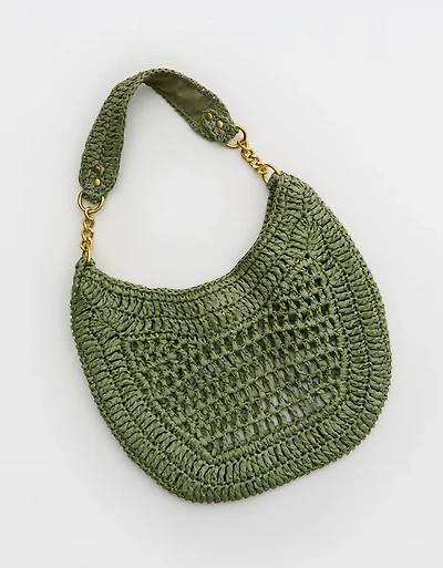 Aerie Straw Shoulder Bag