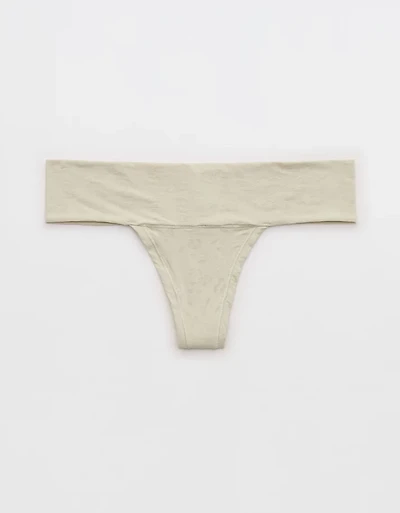 SMOOTHEZ Everyday Jacquard Thong Underwear