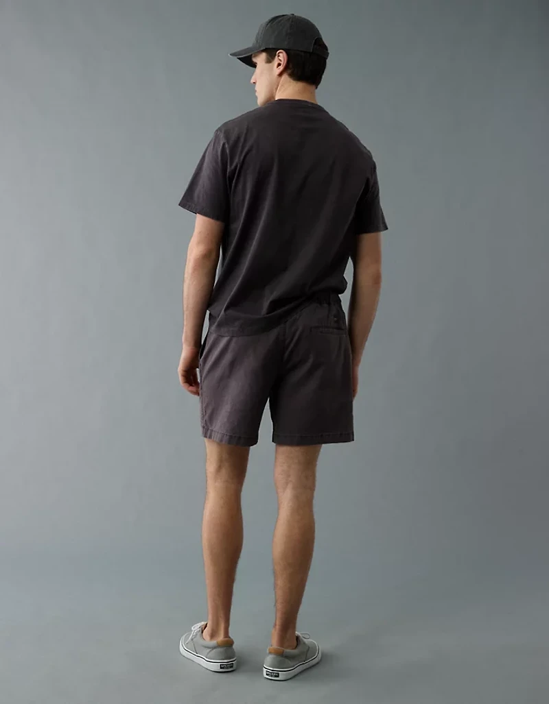 AE 7" Flex Linen-Blend Trekker Short