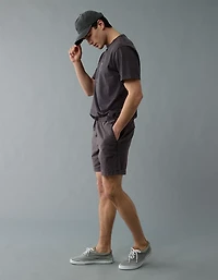 AE 7" Flex Linen-Blend Trekker Short