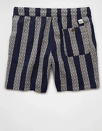 AE 7" Textured Striped Lived-In Trekker Short