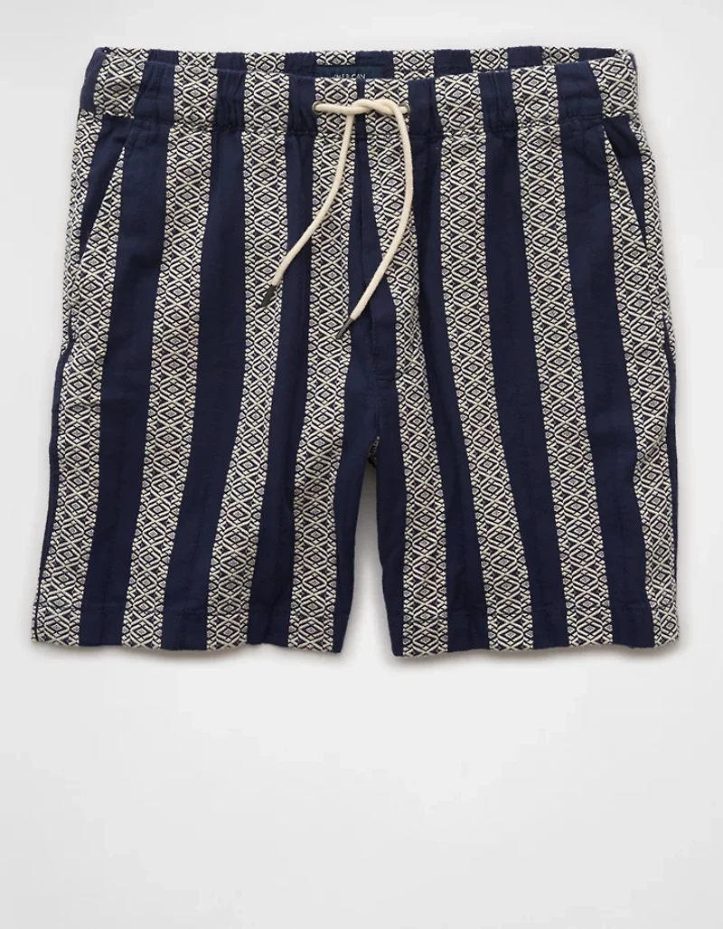 AE 7" Textured Striped Lived-In Trekker Short