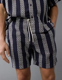 AE 7" Textured Striped Lived-In Trekker Short