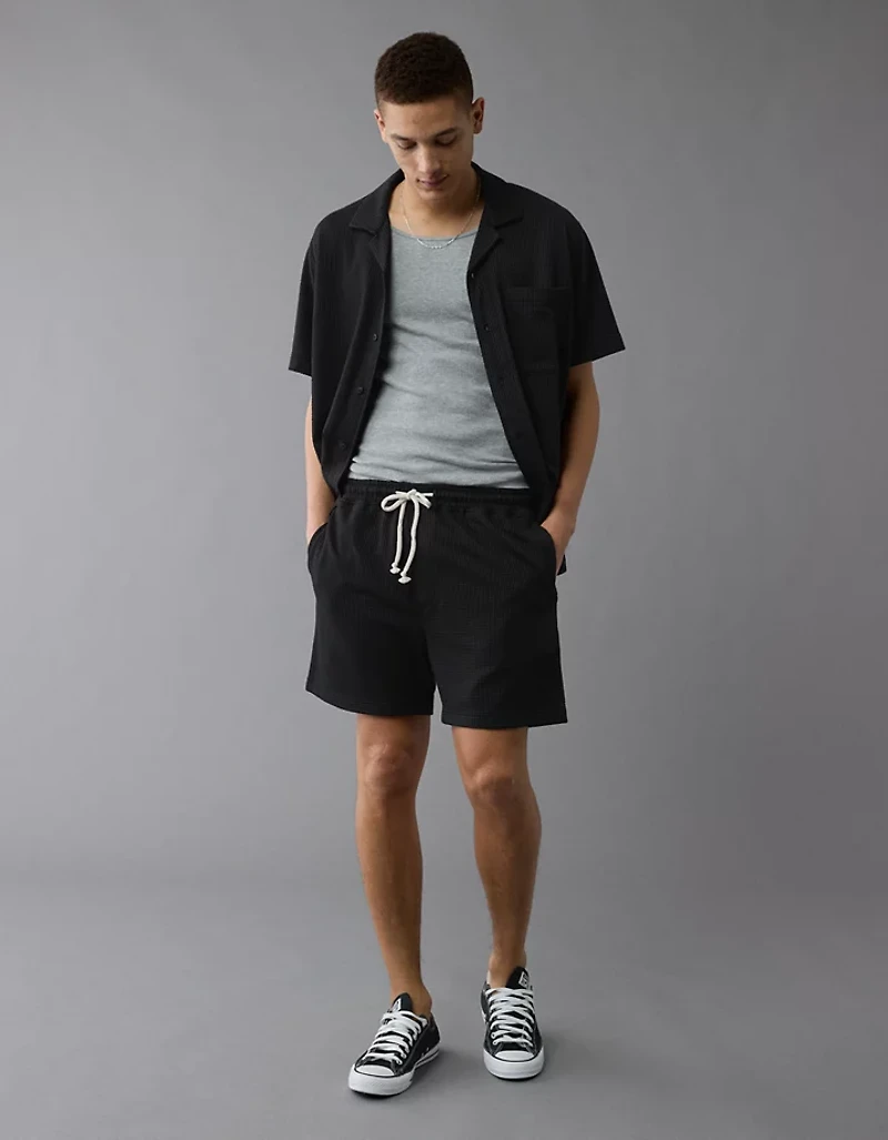 AE 5" Flex Knit Striped Trekker Short