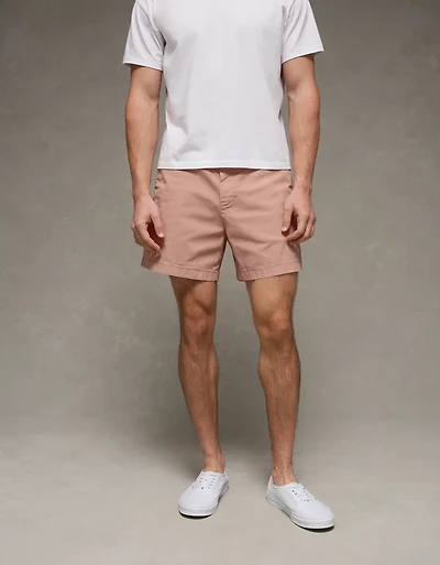 AE 5" Flex Lived-In Khaki Short