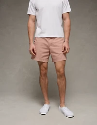 AE 5" Flex Lived-In Khaki Short