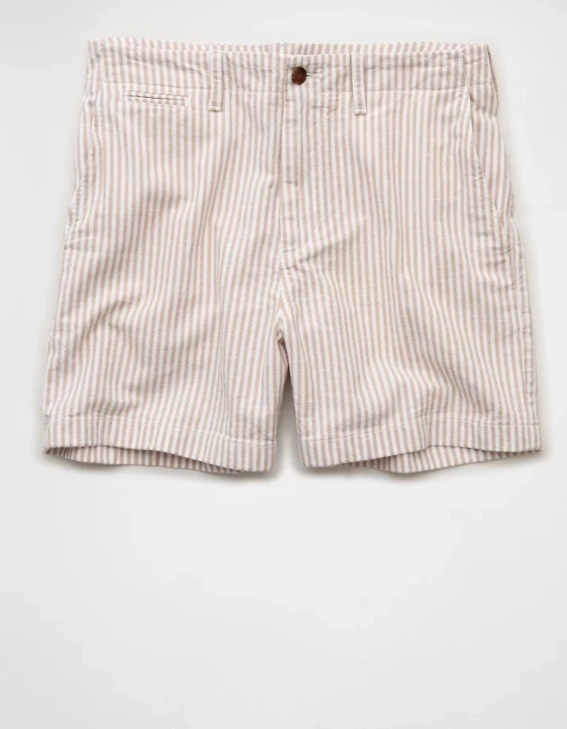AE 5" Flex Lived-In Khaki Short